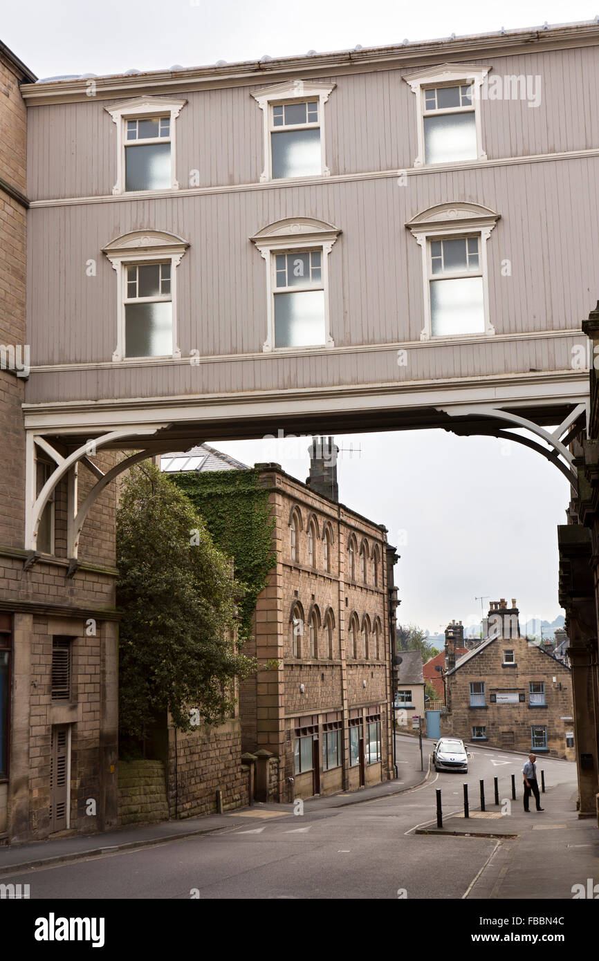UK, England, Derbyshire, Matlock, Smedley Street, 1910 bridge from