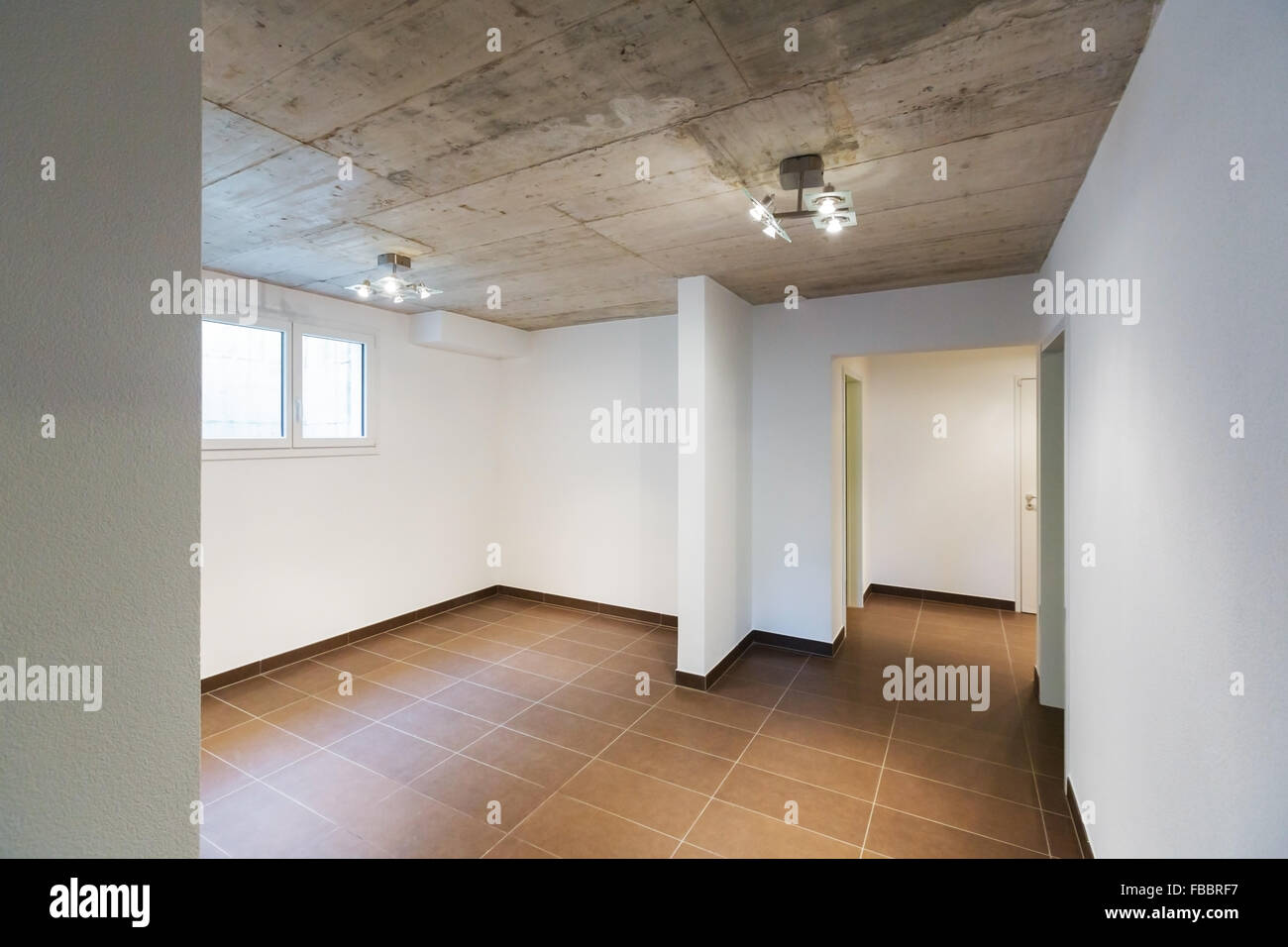 Modern house, empty apartment Stock Photo Alamy