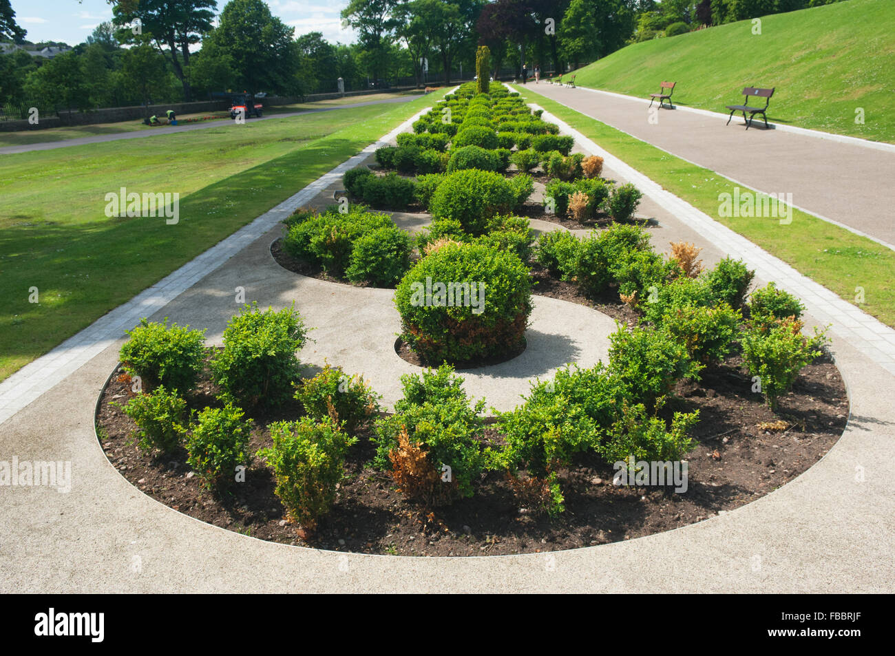 Duthie Park in the city of Aberdeen - Scotland, UK. Stock Photo