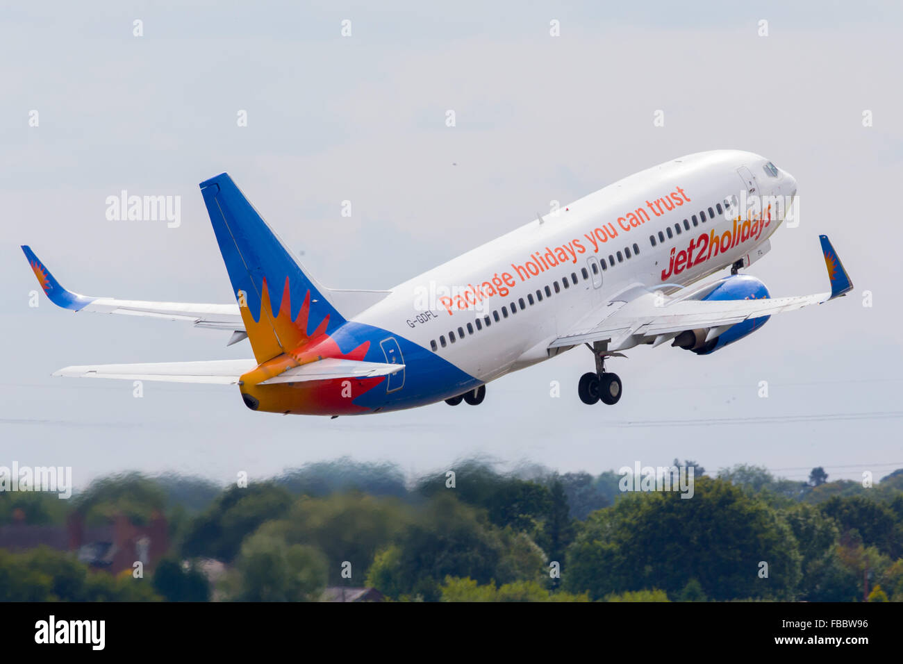 Jet 2 Holidays Airline Stock Photo