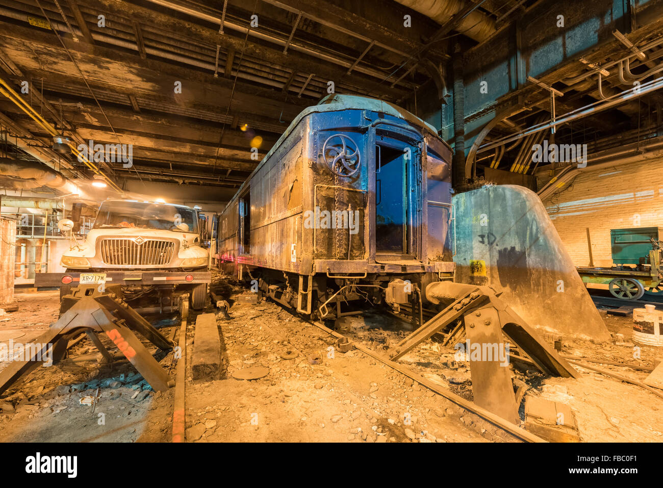 New York December 28, 2015 Track 61 in Grand Central Station with