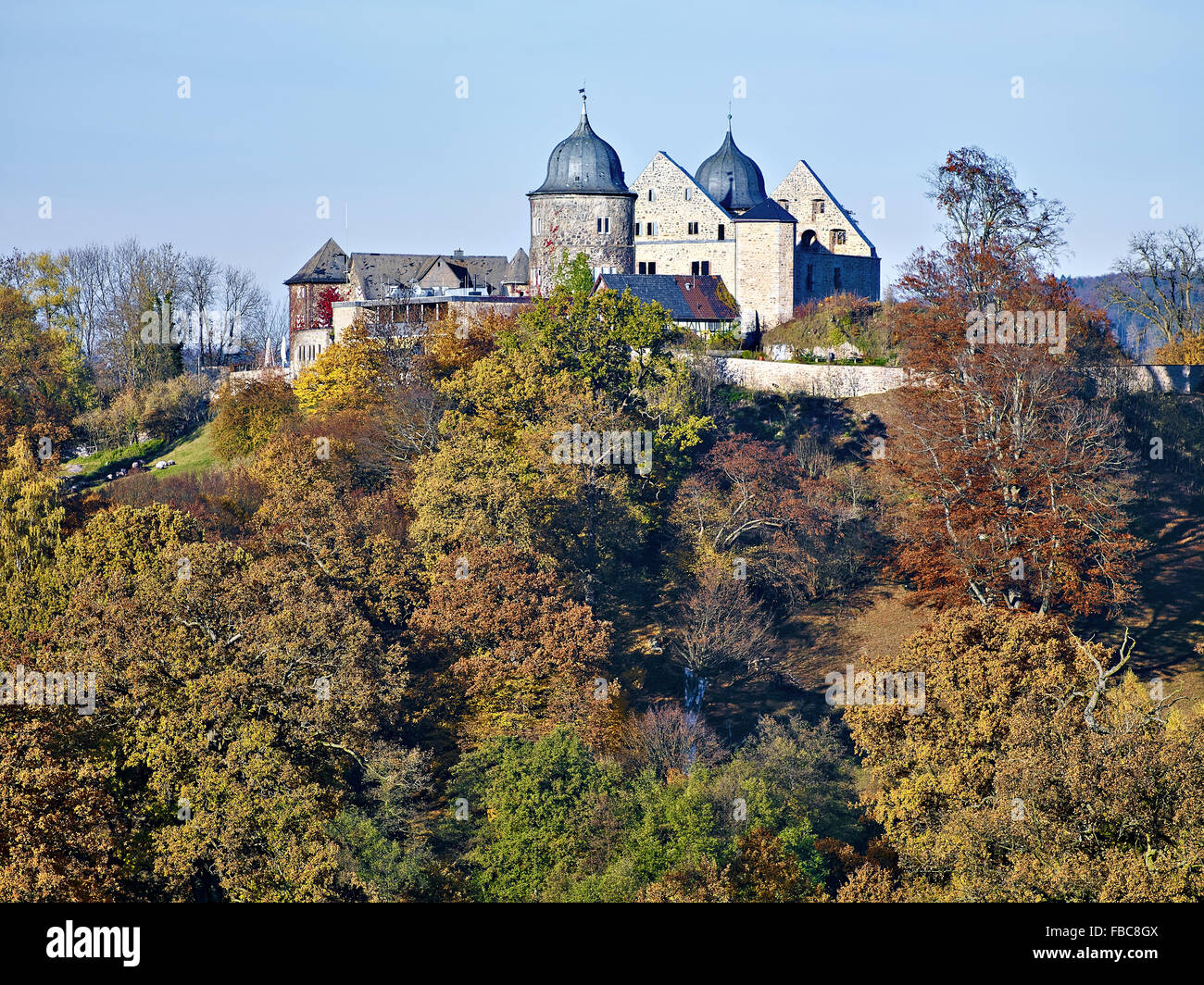 Sleeping Beauty Castle Sababurg, Hesse, Germany Stock Photo - Alamy