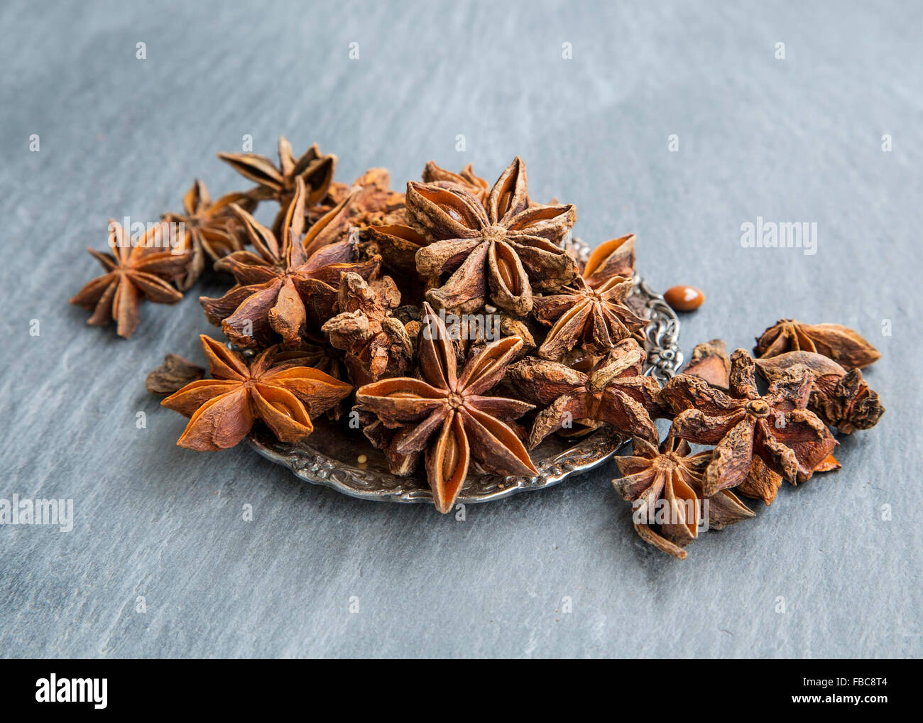 Anise Stars , Healthy Aromatic Condiment Stock Photo