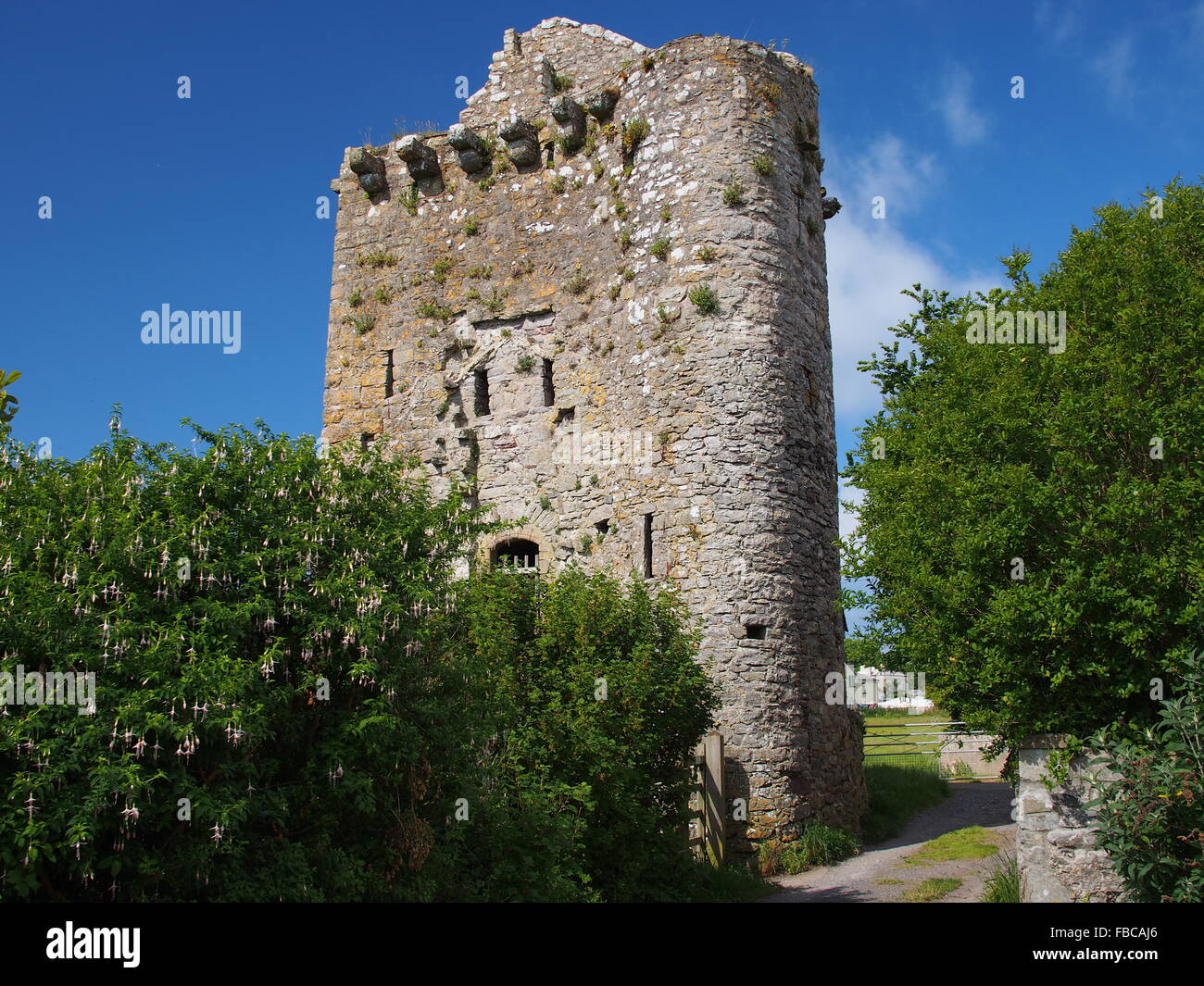 The Peel (Pele) Tower, Angle, Pembrokeshire. The only surviving Peel
