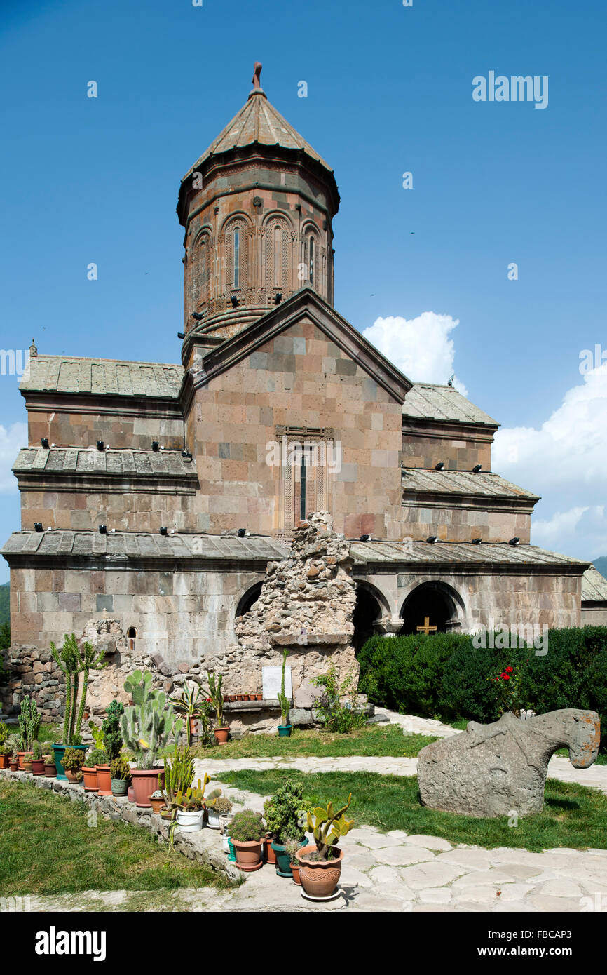 Georgien, Samtskhe-Javakheti, Zarzma Kloster, Hauptkirche des Klosters vom Anfang des 14. Jahrhunderts Stock Photo