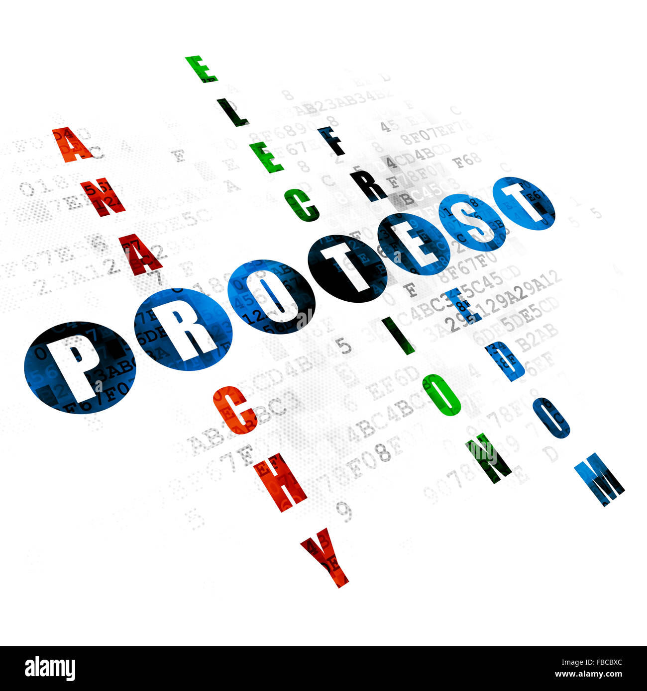 Politics concept: Protest in Crossword Puzzle Stock Photo Alamy Politics concept: Protest in Crossword Puzzle Stock Photo Alamy