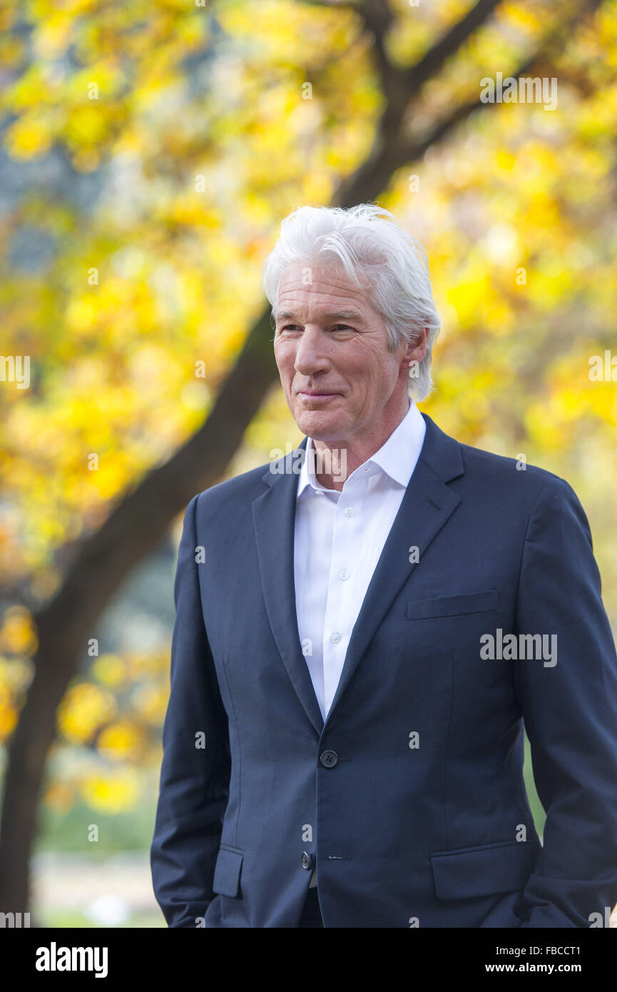 Richard Gere attends a photocall for 'The Benefactor'  Featuring: Richard Gere Where: Rome, Italy When: 14 Dec 2015 Stock Photo