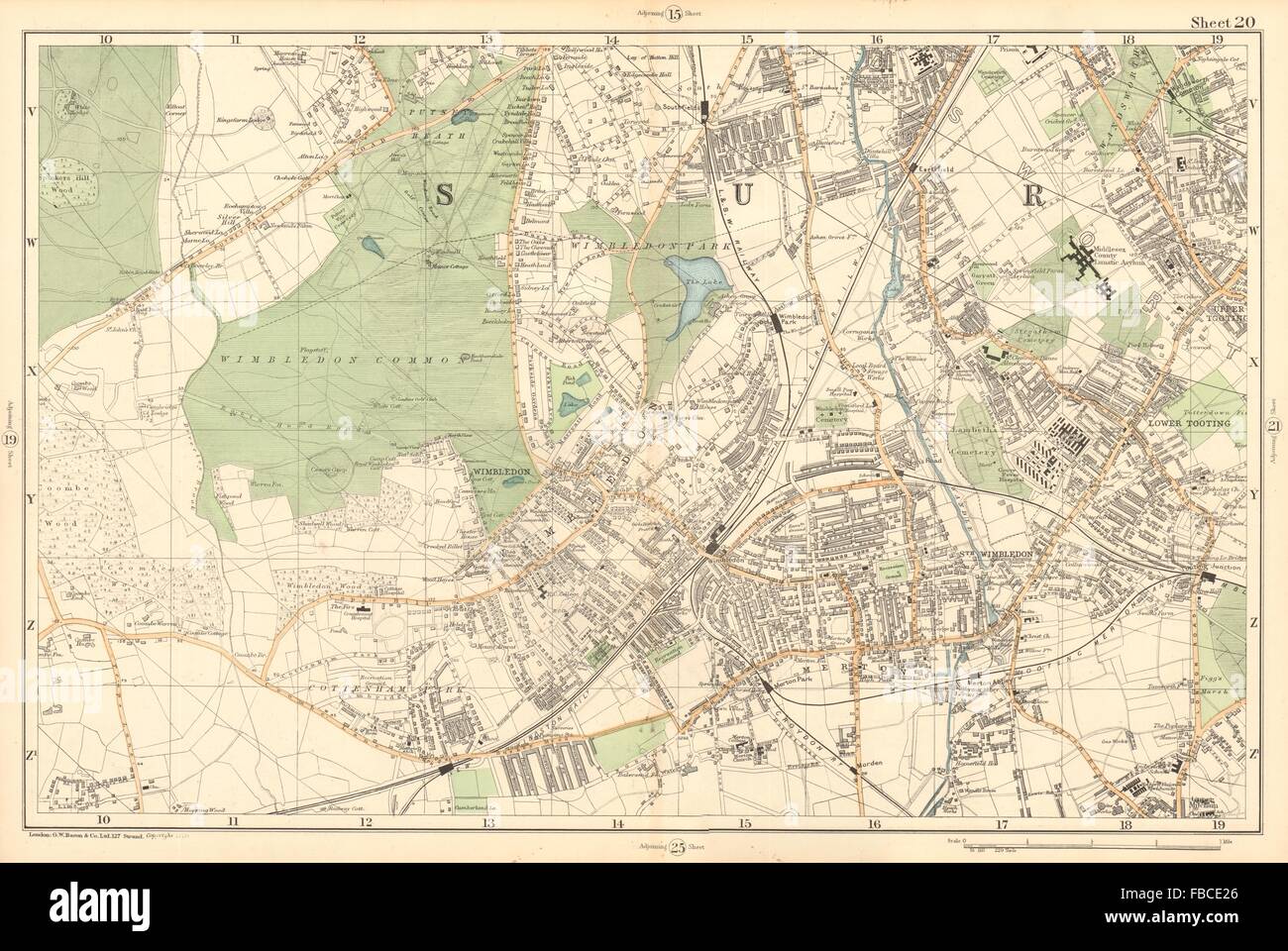 WIMBLEDON Merton Tooting Putney Heath Southfields Cottenham Park. BACON