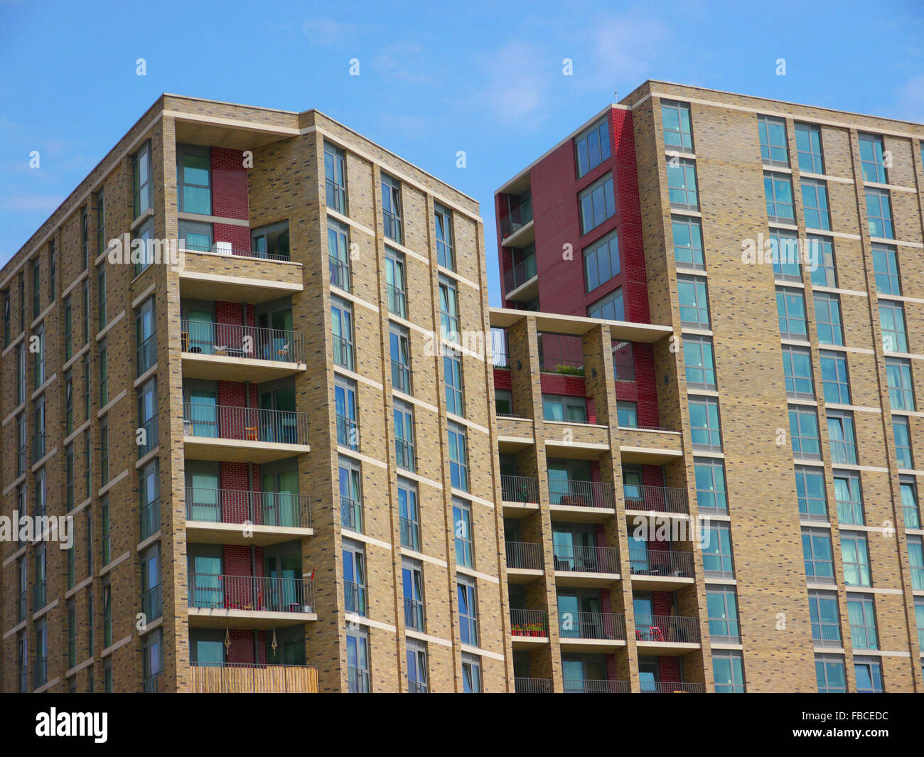 Modern block of flats Kings Cross London Stock Photo Alamy