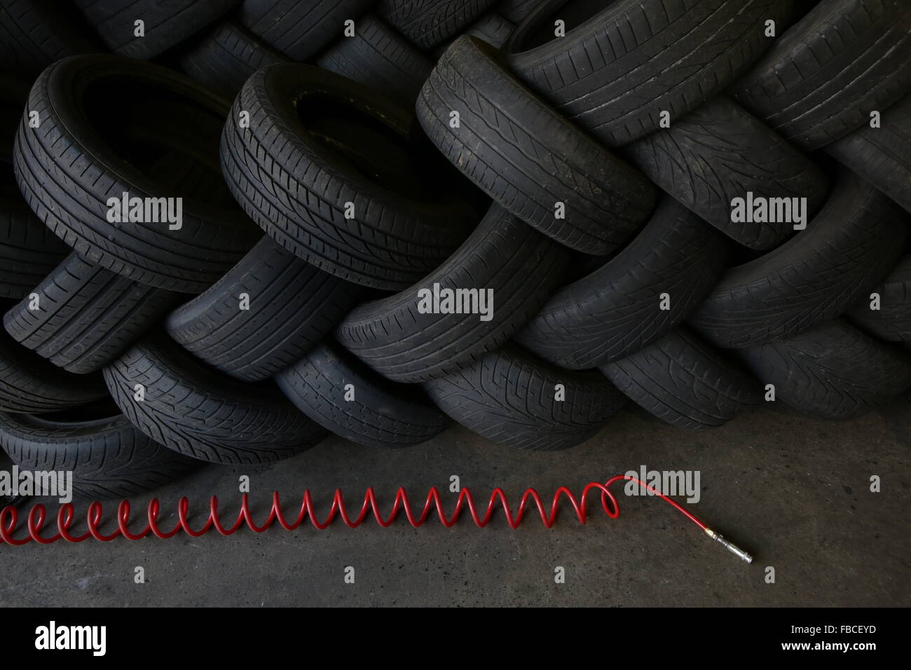 A tire (American English) or tyre (British English) is a ringshaped