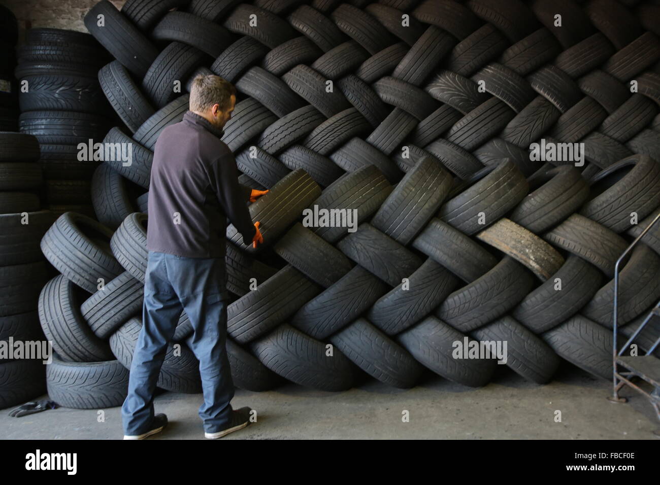 A tire (American English) or tyre (British English) is a ringshaped