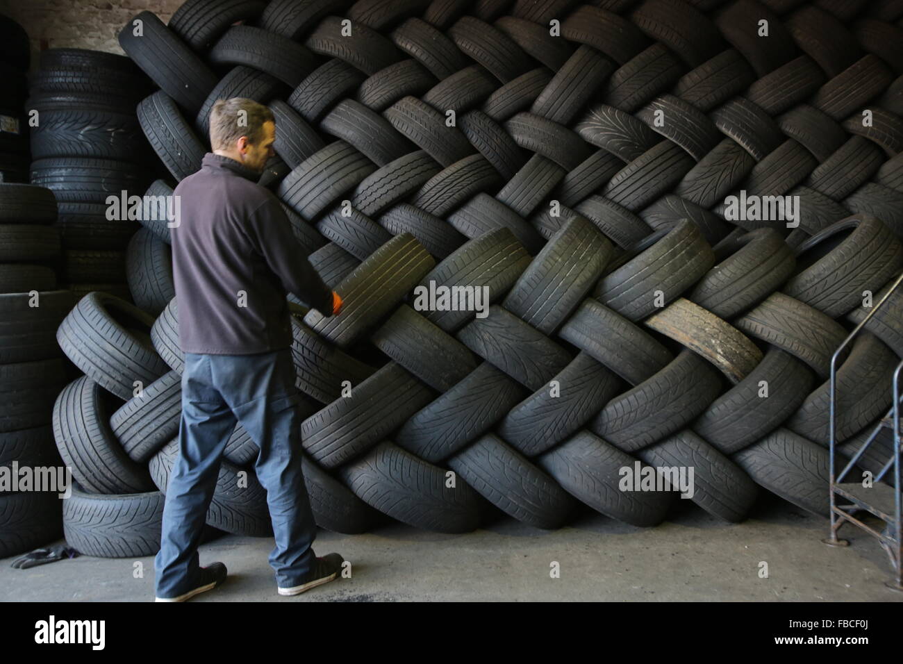 A tire (American English) or tyre (British English) is a ringshaped