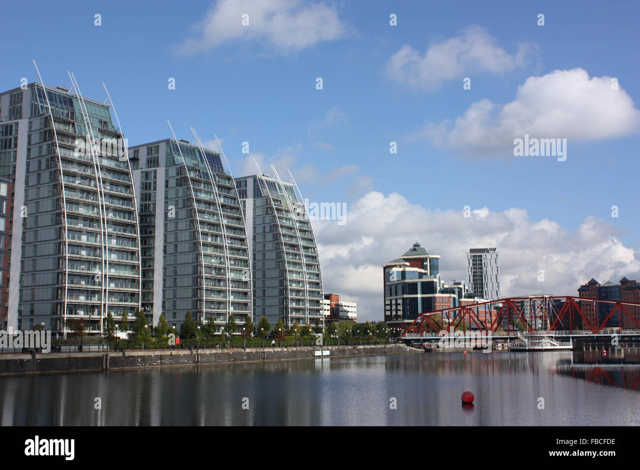 Apartments at Salford Quays, Greater Manchester, UK Stock Photo Alamy