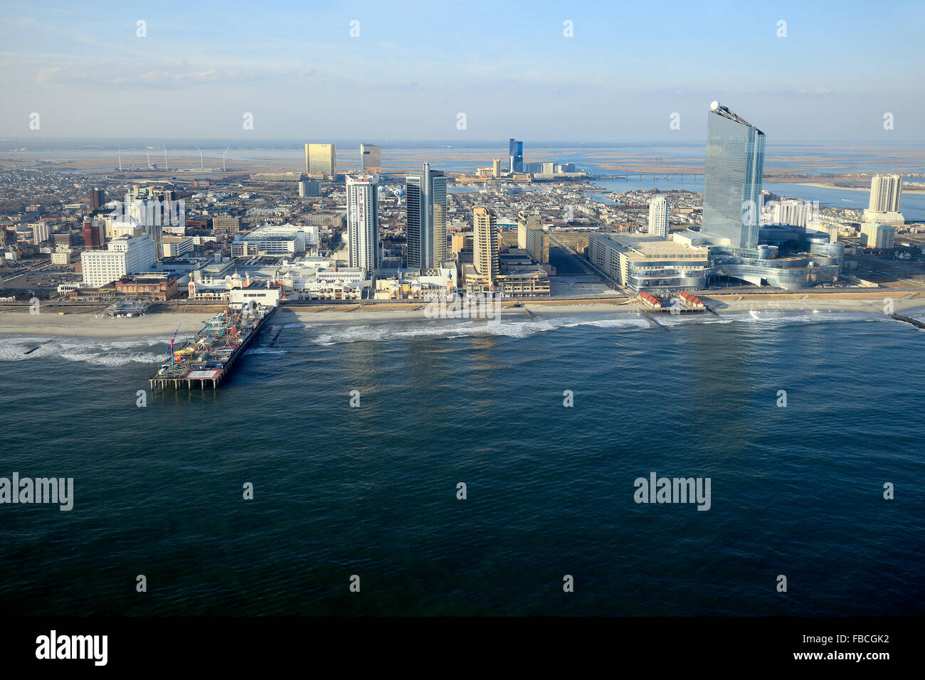 Aerial of Atlantic City New Jersey Stock Photo Alamy