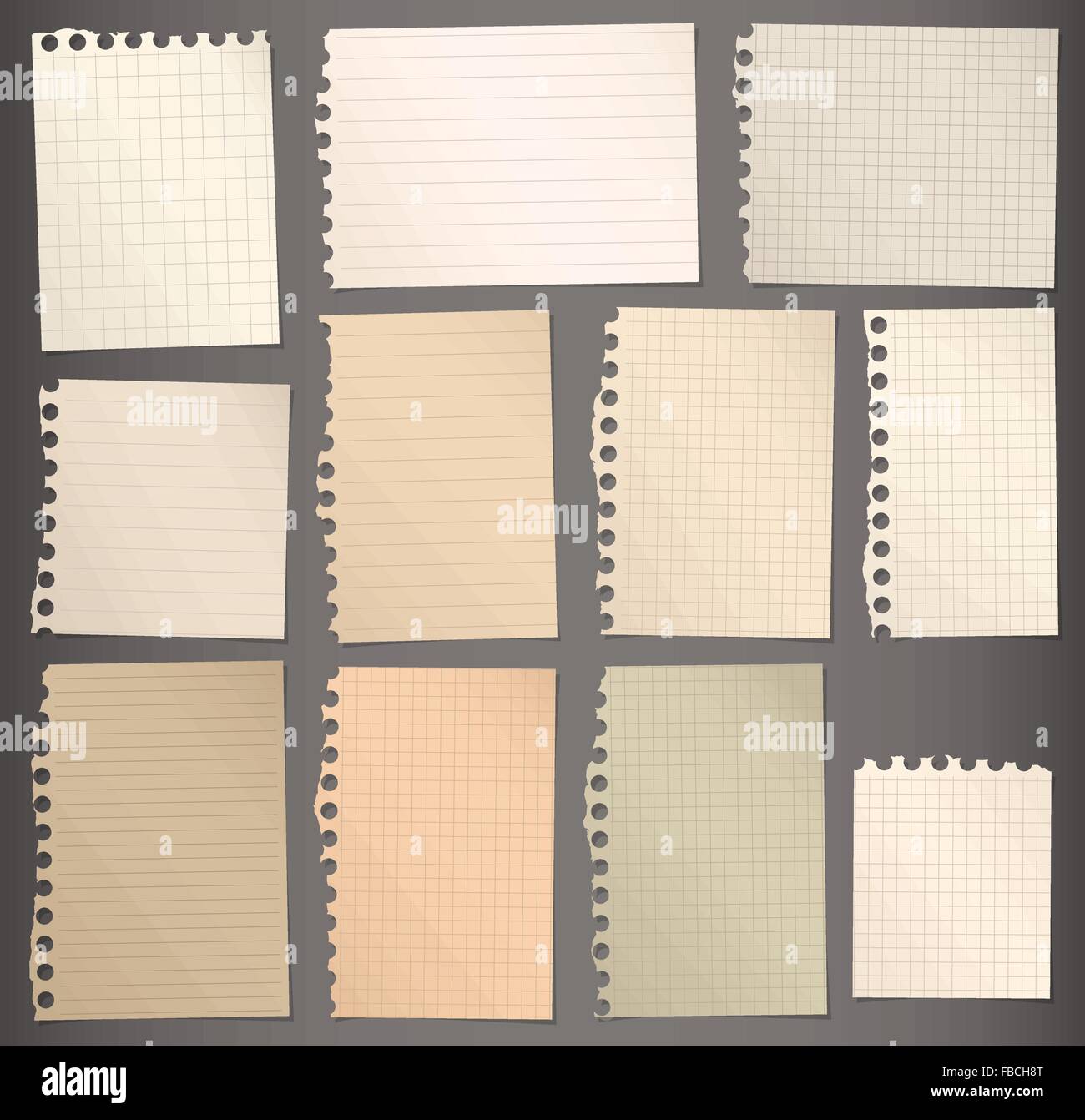 Empty squared notebook copy Stock Vector Images - Alamy