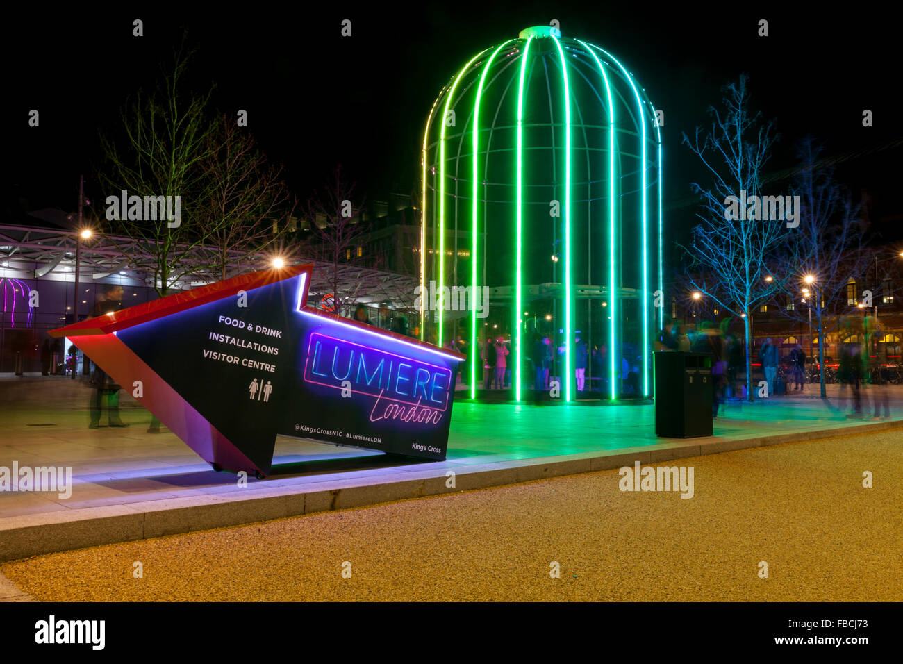 Kings cross long exposure High Resolution Stock Photography and Images