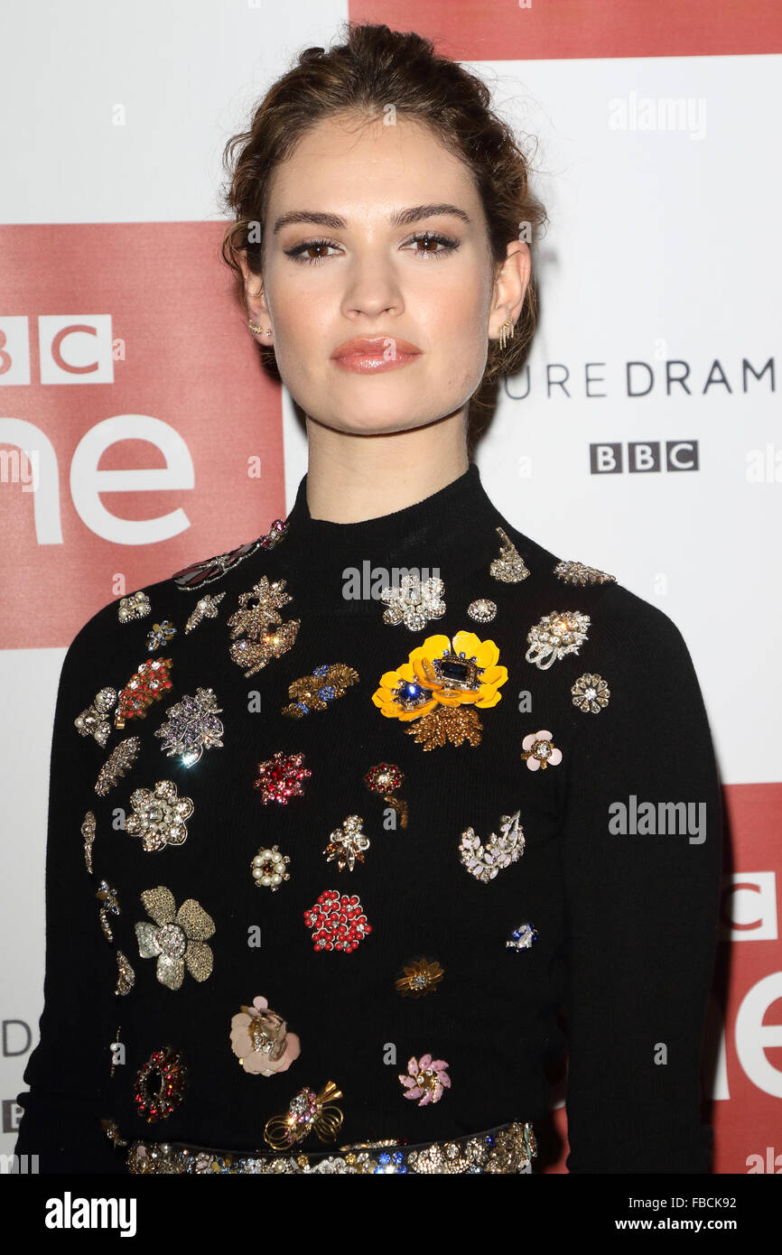 BBC 'War & Peace' TV series photocall, at the Mayfair Hotel, London