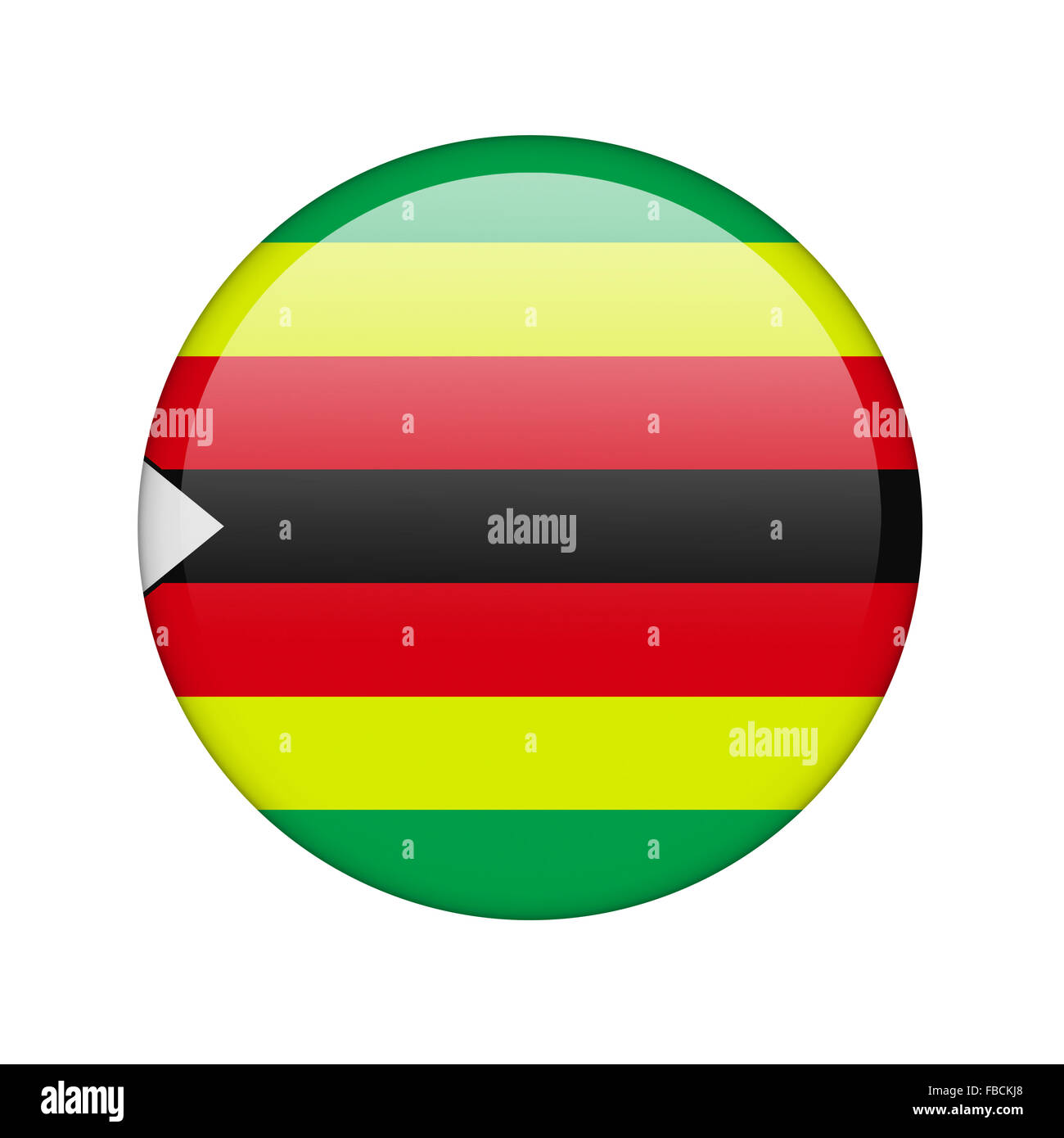 The Zimbabwe flag Stock Photo Alamy