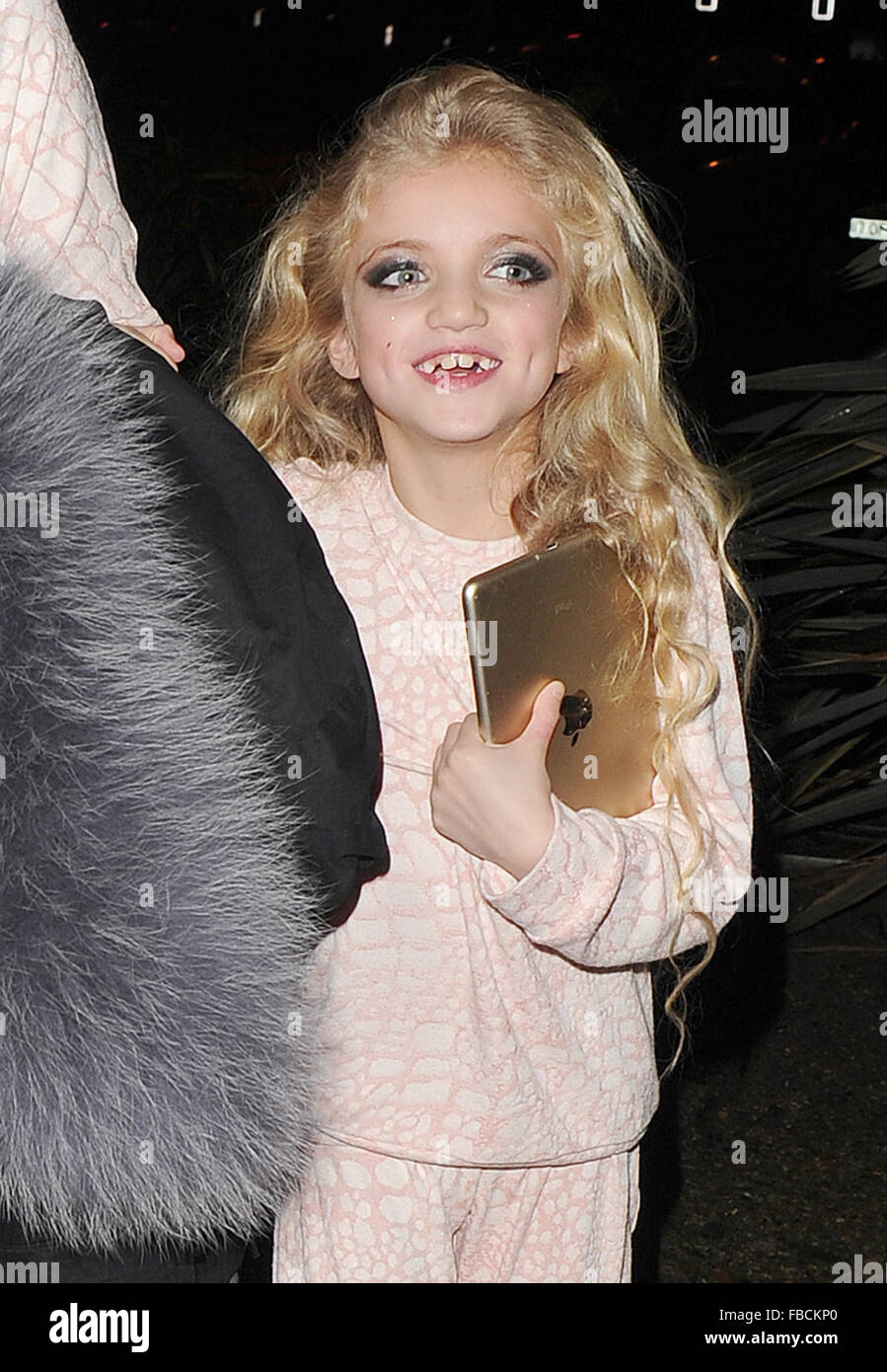 Katie Price And Her Young Daughter Princess Tiaamii Leave The New Katie Price And Her Young Daughter Princess Tiaamii Leave The New