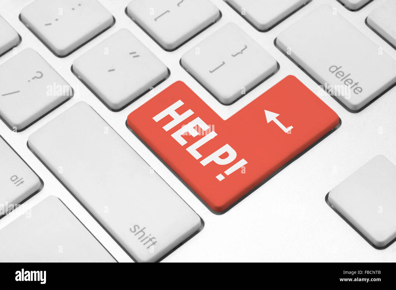 Help key on the computer keyboard Stock Photo Alamy