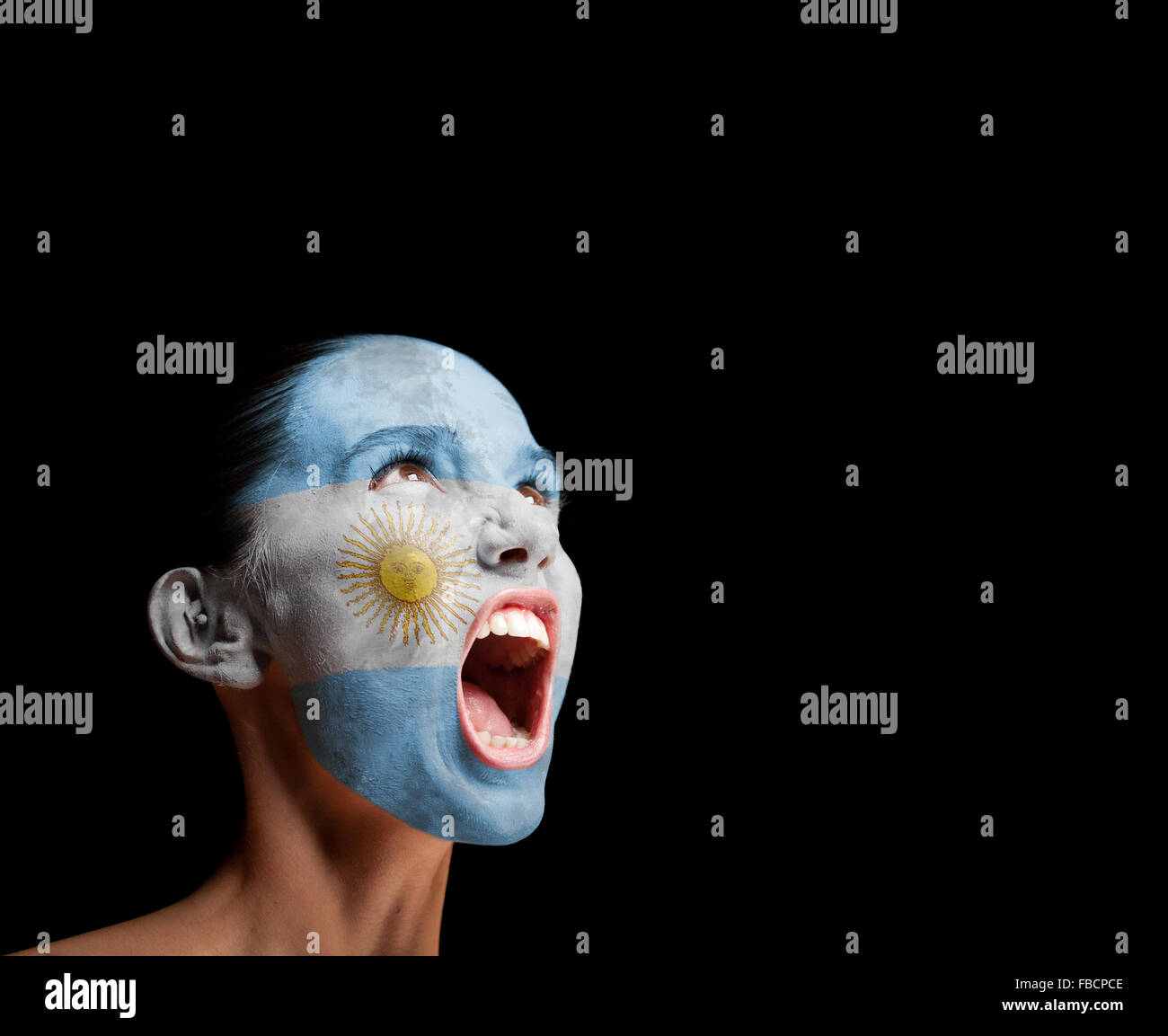 The Argentine flag Stock Photo Alamy