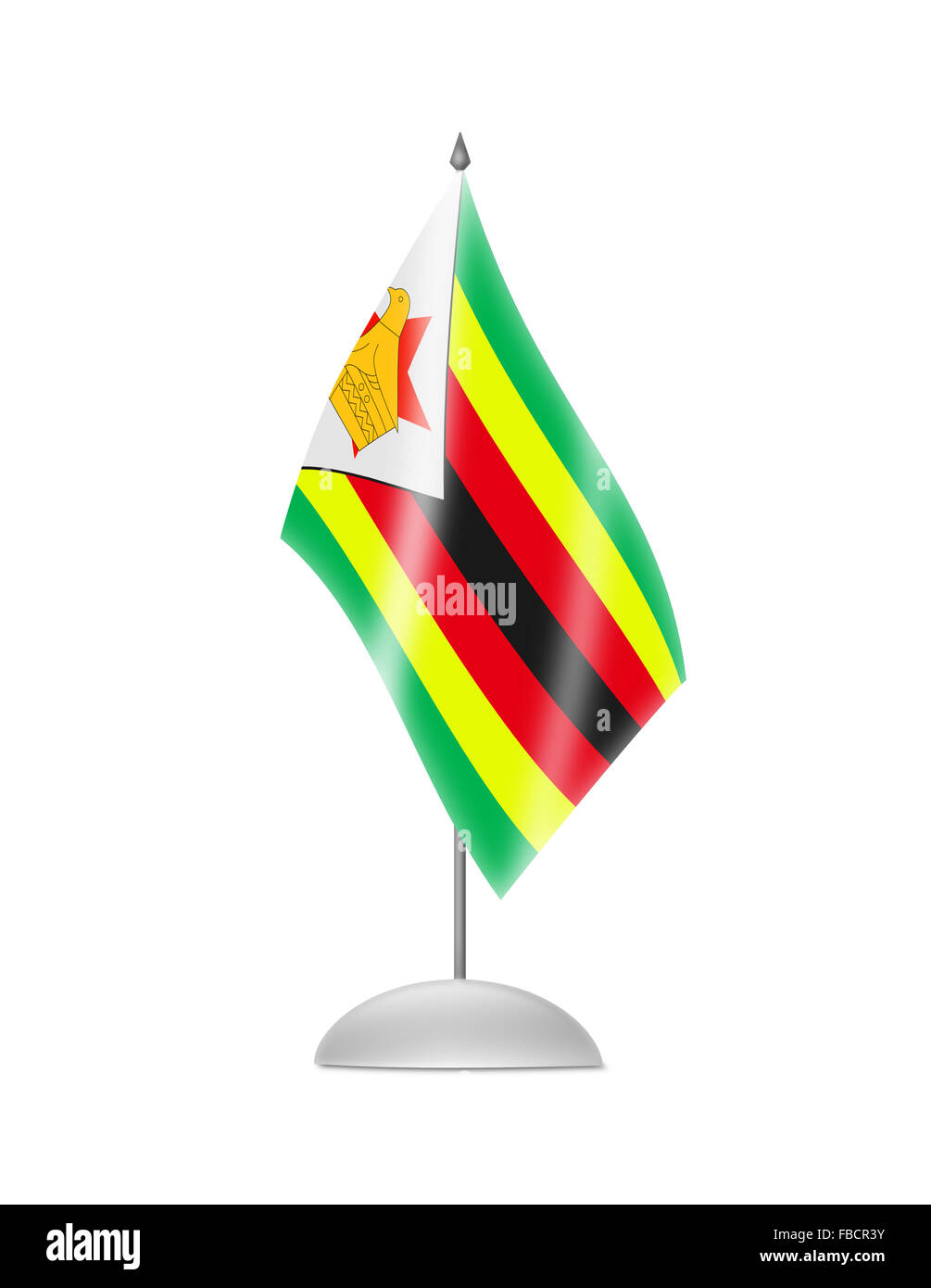 The Zimbabwe flag Stock Photo Alamy