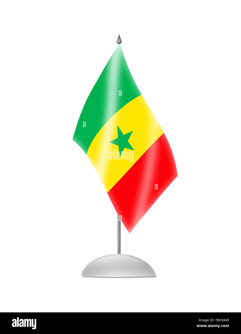 The Senegal flag Stock Photo Alamy