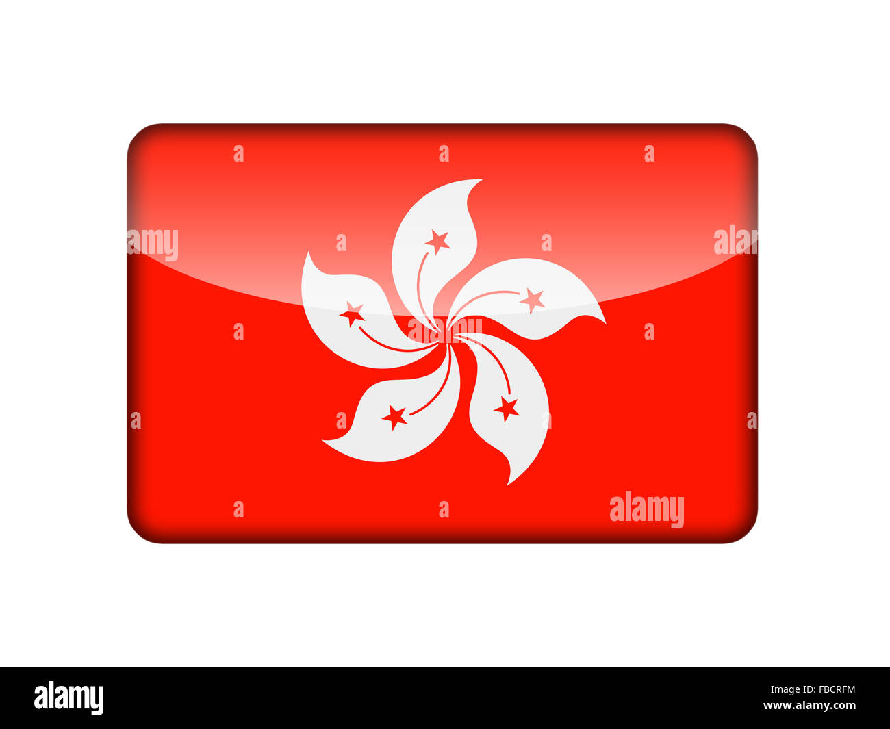 The Hong Kong flag Stock Photo Alamy