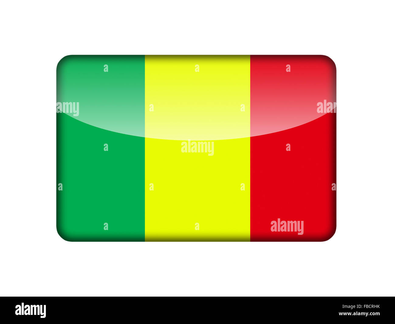 The Malian flag Stock Photo