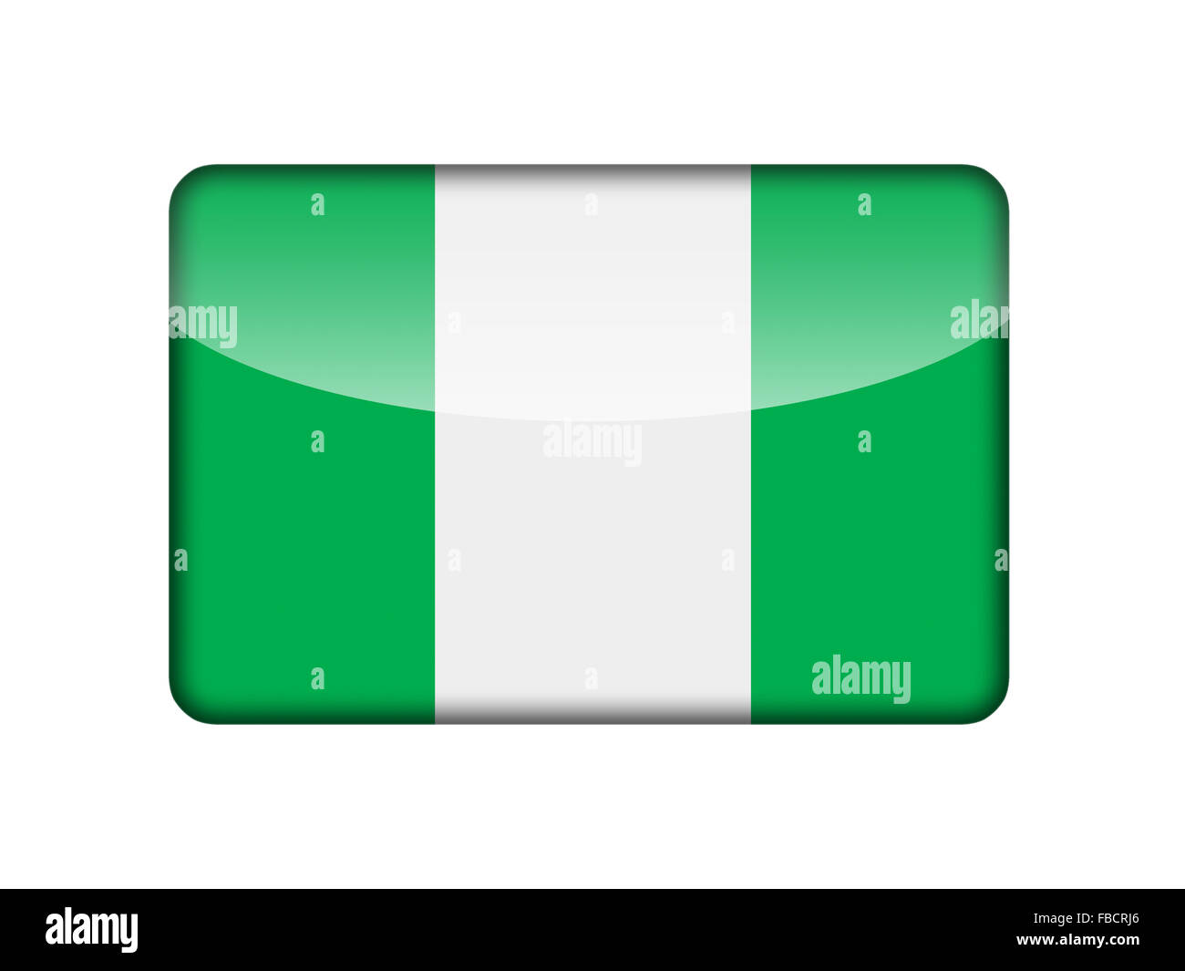The Nigerian flag Stock Photo Alamy
