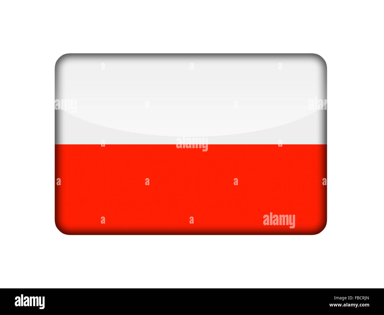 The Polish flag Stock Photo - Alamy