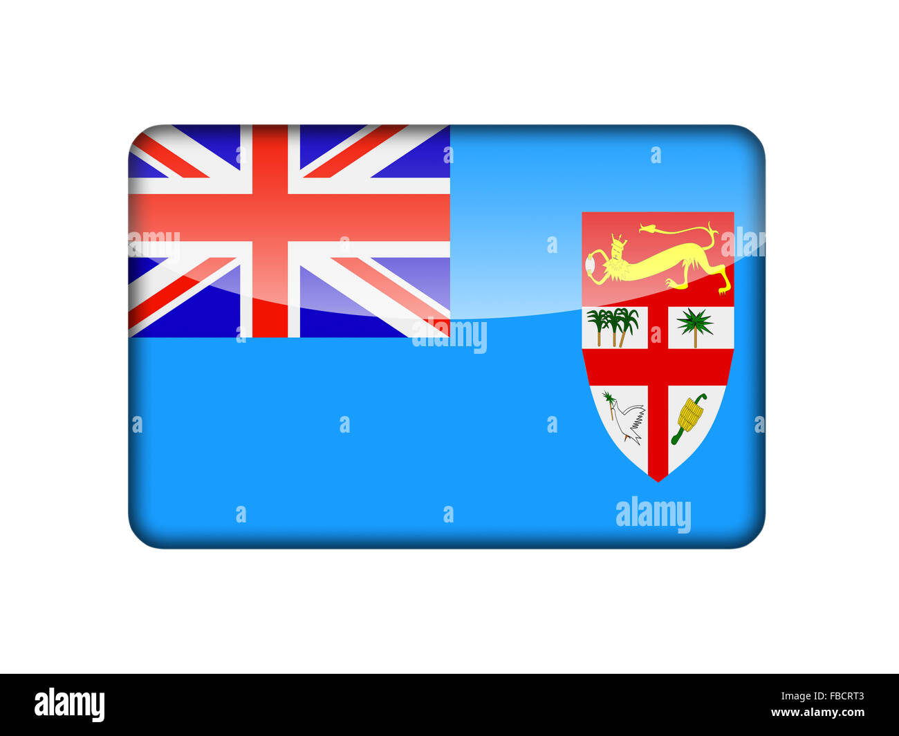 The Fiji flag Stock Photo