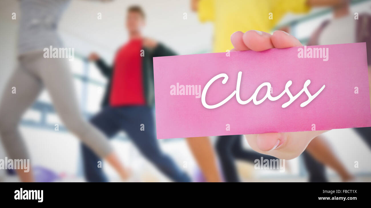 Class against people background Stock Photo