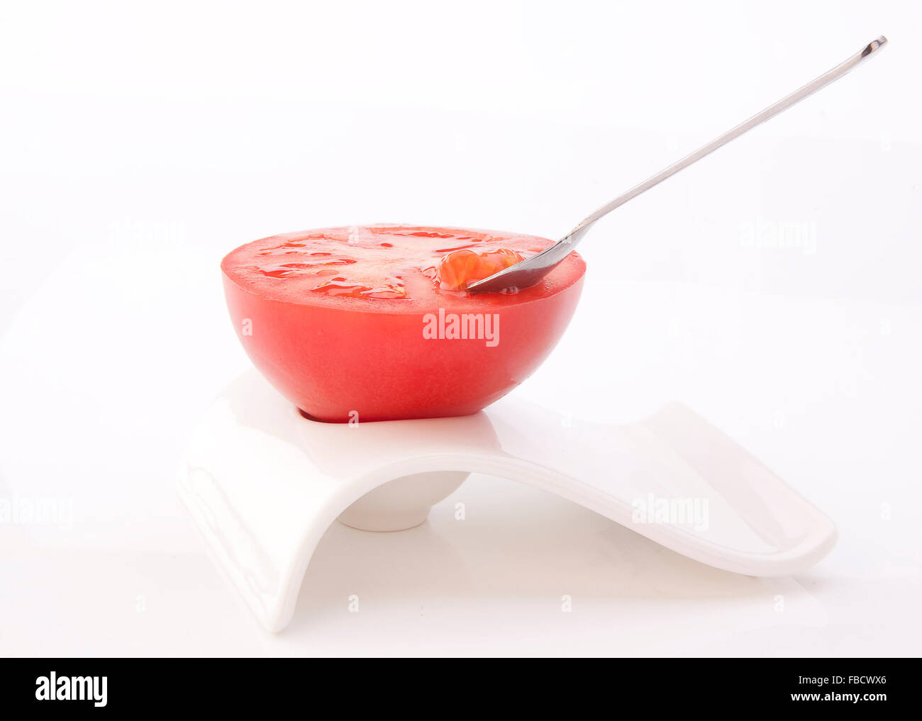 Tomato soup Stock Photo