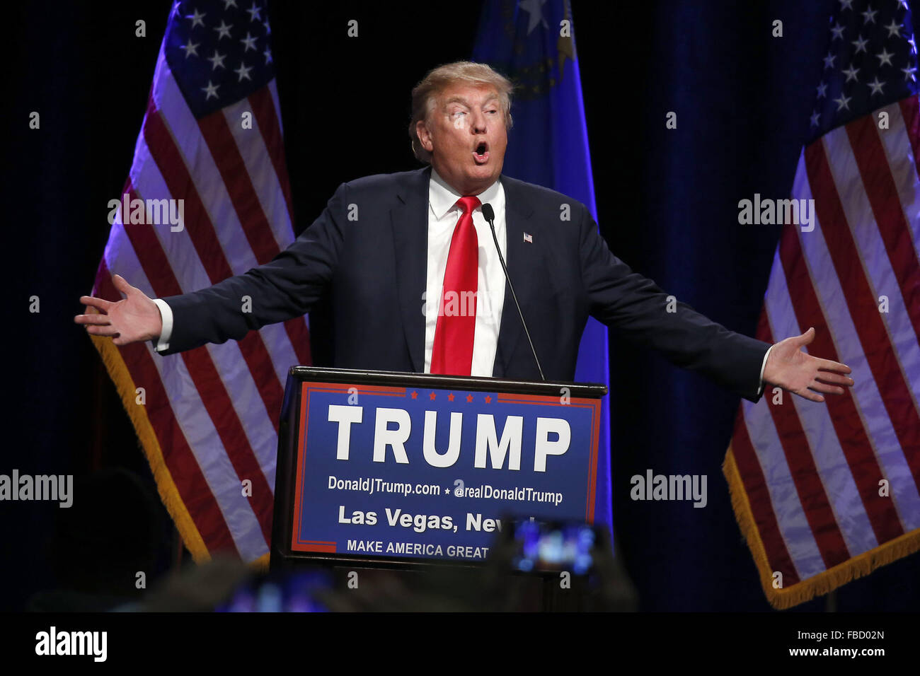 Trump Rally At Westgate Resort And Casino Las Vegas Featuring Stock