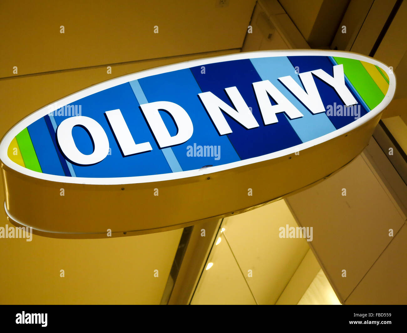 Old Navy clothing store in Alberta, Canada. Stock Photo