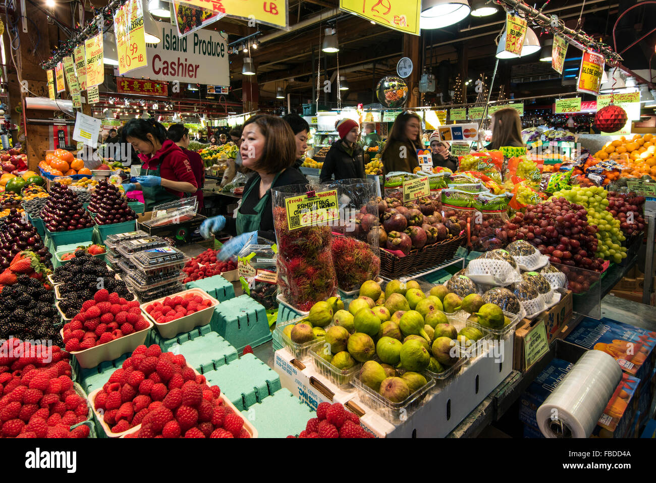 Granville Island Public Market, Vancouver, British Columbia, Canada Stock Photo Alamy