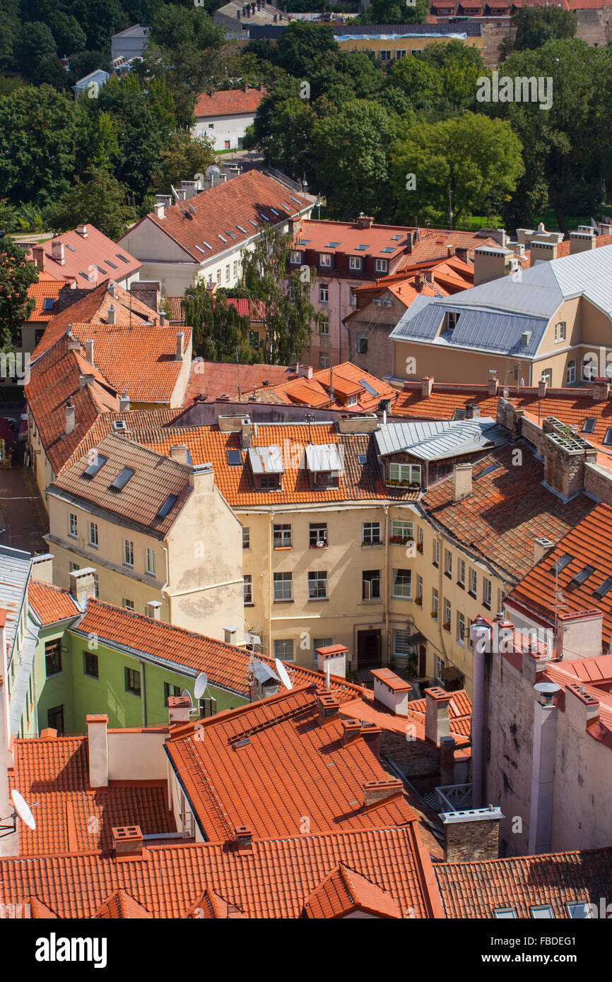 Jumble of streets in the Senamiestis (Old Town), Vilnius, Lithuania Stock  Photo - Alamy