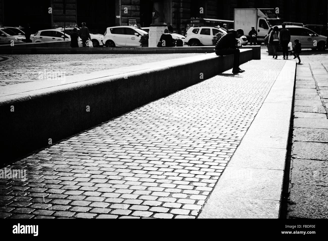 Traffic Jam In City Stock Photo Alamy