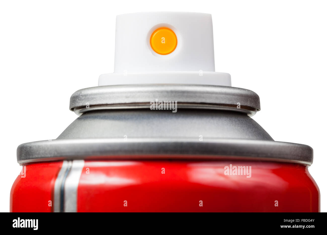 nebulizer of aerosol can close up isolated on white background Stock ...