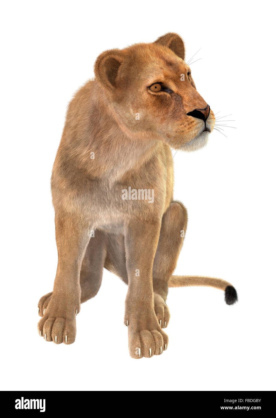 3D Painting Lion Woman 629