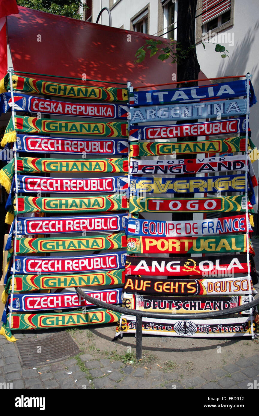 Football scarves Stock Photo