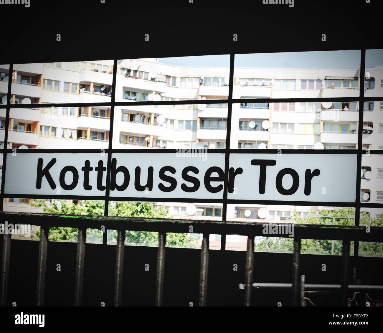 Kottbusser Tor Station Stock Photo
