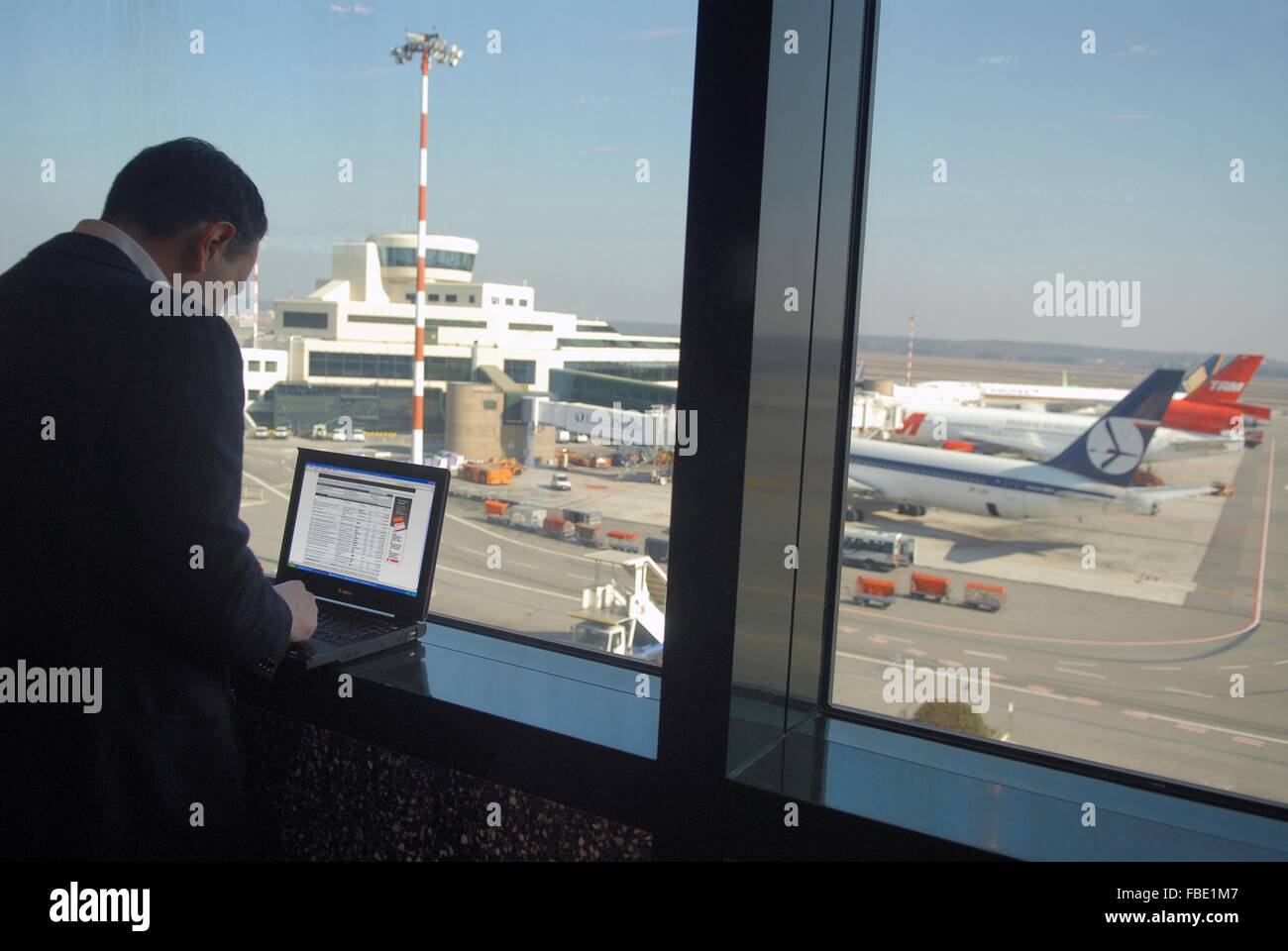 Italy, Milan Malpensa airport Stock Photo - Alamy