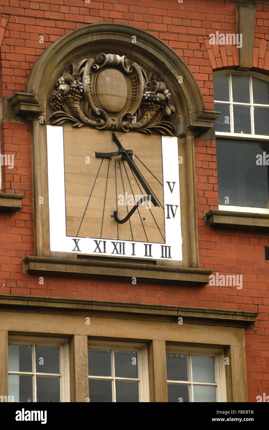 Sundial, The Side, Newcastle upon Tyne Stock Photo Alamy