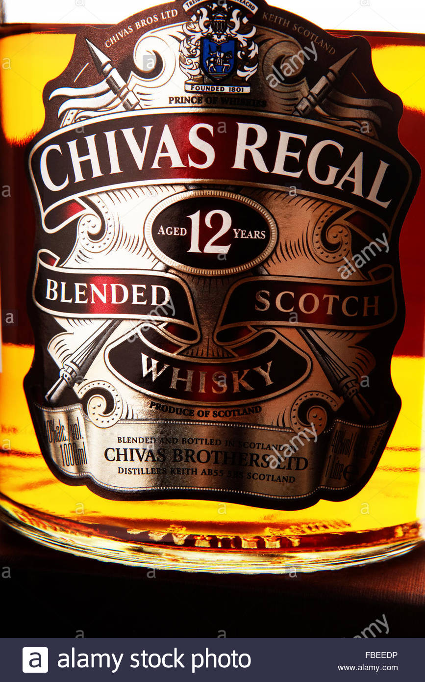 Chivas Regal Whiskey Stock Photos & Chivas Regal Whiskey