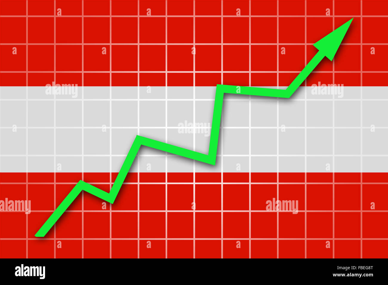 The Austrian Flag Stock Photo Alamy