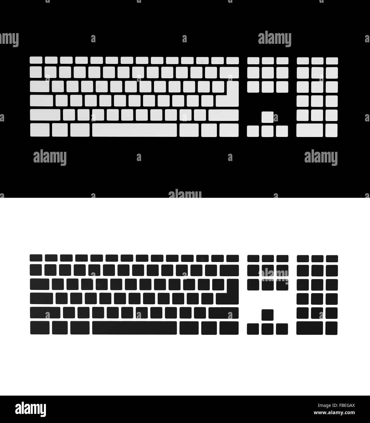 3d keyboard key blank hires stock photography and images Alamy
