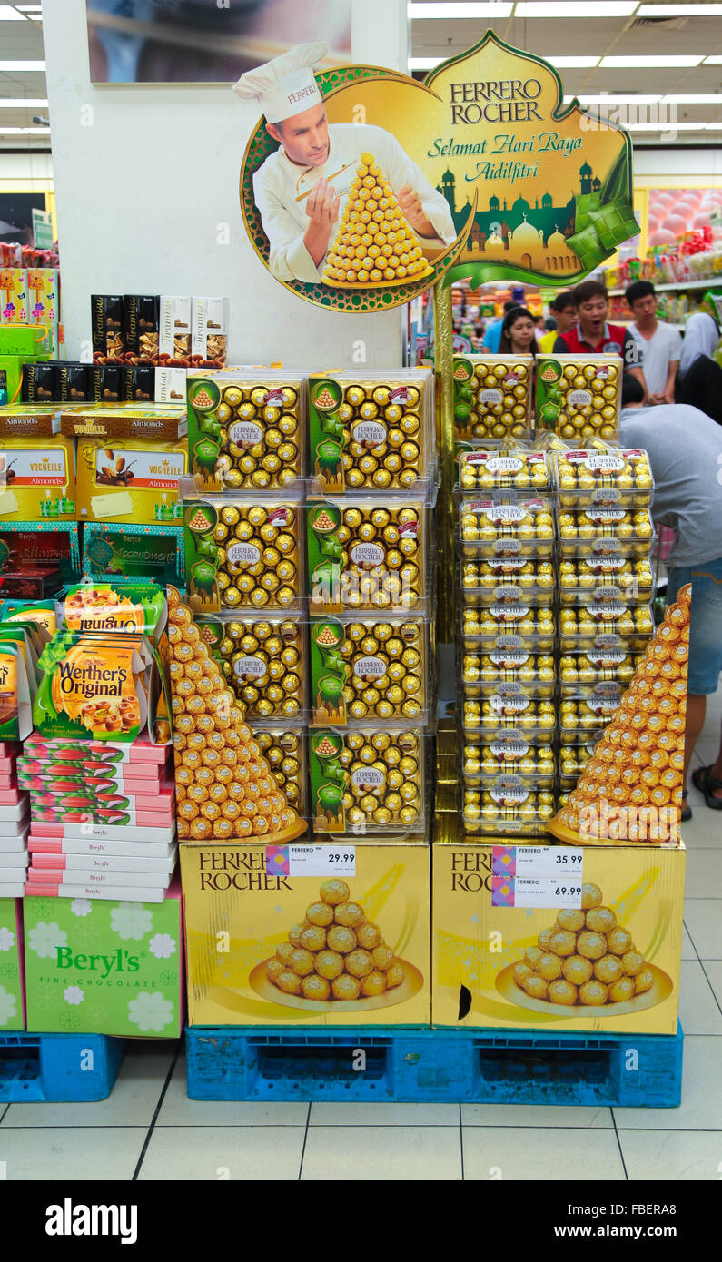 Ferrero Rochers chocolate on sale Stock Photo Alamy