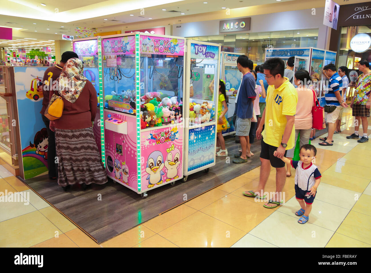 Children entertainment corner at a shopping mall in Malaysia Stock Photo -  Alamy